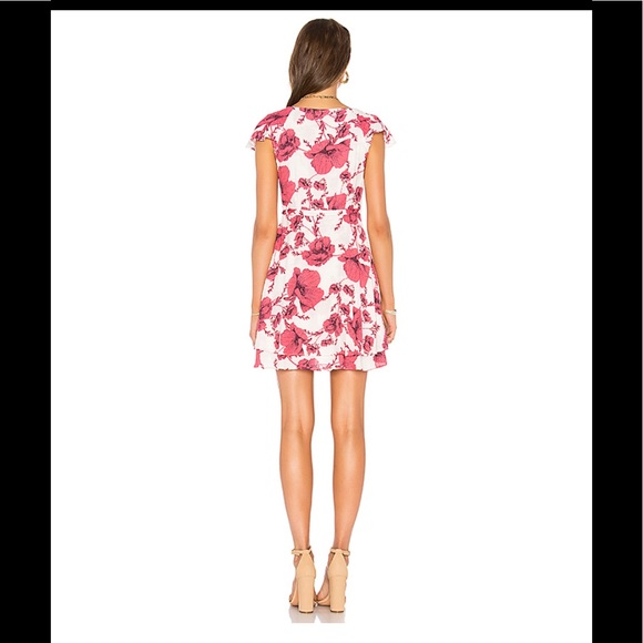 NWT FP French Quarter Print Wrap mini Dress - Picture 6 of 15